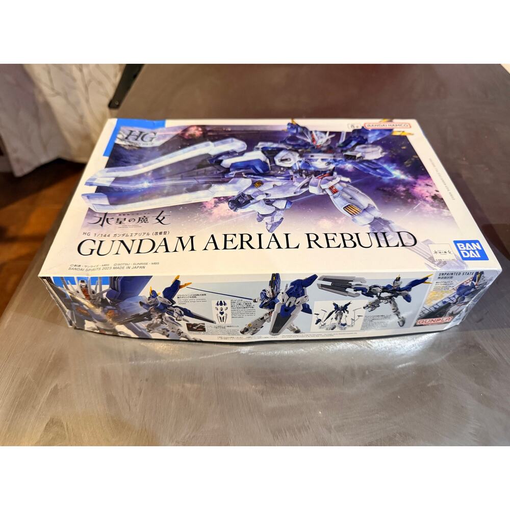 HG 1/144 Gundam Aerial Rebuild — Opened Box, Never Used - Picture 5 of 5